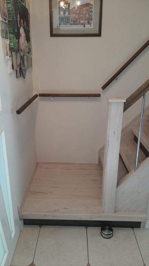 Gerenoveerde trap in Etten-Leur
