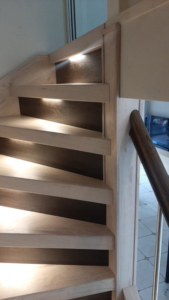 Complete traprenovatie met nieuwe trapleuning in Bergen op Zoom